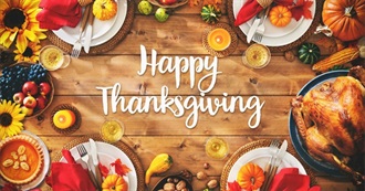 A List of Things Associated With Thanksgiving