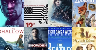 American Movies Released in 2016