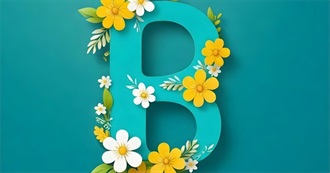 Favourite Things Starting With B