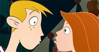 Almost Kisses in Cartoons