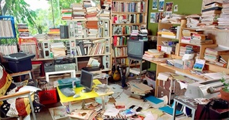 A Strange Selection of Books, Lying Around the Den