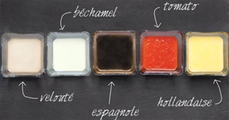 The Five Mother Sauces and Their &quot;Children&quot;