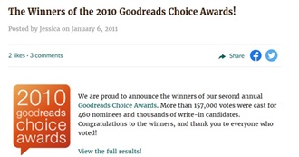 2010 Goodreads Choice Awardees