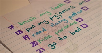 A Seventeen-Year-Old&#39;s List