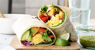 American Food--Breakfast Burrito