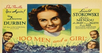 10th Annual Academy Award Nominee~~One Hundred Men and a Girl