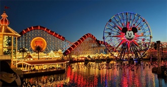 California Adventure Attractions Spring 2021