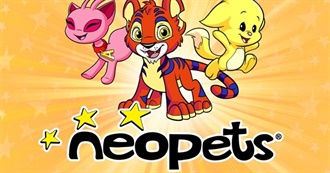 Ash&#39;s Favorite Neopets Colors