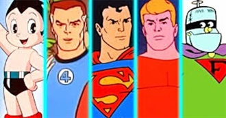 Animated Action, Adventure &amp; Fantasy Cartoons of the 1950s, 1960 &amp; 1970s