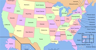 US States I&#39;ve Been To