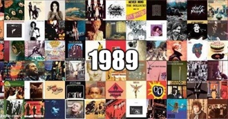 Albums From 1989 That Steve Has Listened To