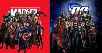 Complete Marvel &amp; DC Movies List