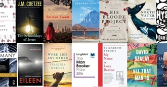 Man Booker Prize 2016 Longlist