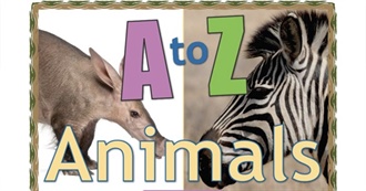 250 Animals From A-Z