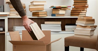 All the Books Anna Managed to Move to Her New Apartment