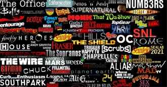 TV Shows I&#39;ve Seen (All Time)