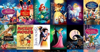 Ultimate Disney Movie List &#128045;