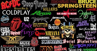 First 100 Bands That Came to Mind