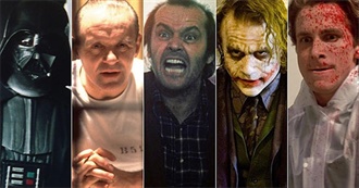 100 Favorite Villians of All Time in Film