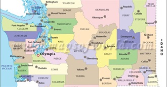Largest Cities &amp; Seats of Every Washington County