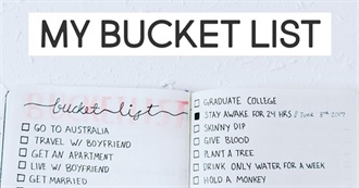 Bucket List :-)