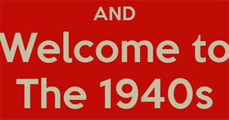 Movies and Shows Taking Place in the 1940s