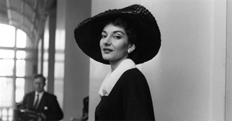 Repertoire of Maria Callas