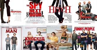 100 Red and White Comedy Posters