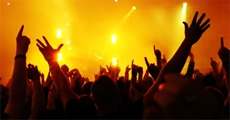 Bands I&#39;ve Seen in Concert