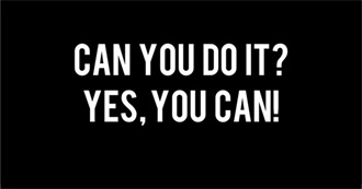 Can You Do It?