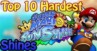Top 10 Hardest Super Mario Sunshine Shines