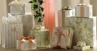 Wedding Gift Registry Items