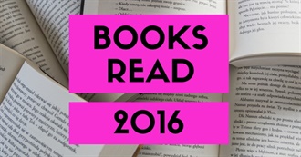 Books Read - 2016 (By MF)