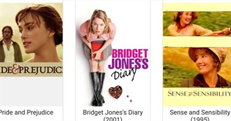 Jane Austen Films and TV Adaptations Seen