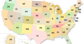 Sarahs Favorite States Ranked