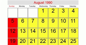 Films Weird Paul Saw in August 1990