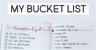 Ryan&#39;s Bucket List