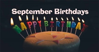 Celebrities Born in September