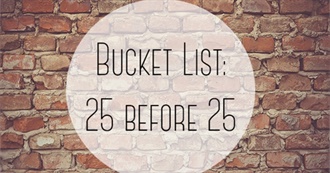 Amy&#39;s 25 Things Completed Before 25