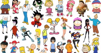 List of  Cartoons of Our Childhood