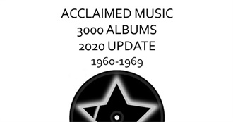 Acclaimed Music&#39;s Top Albums of All Time (2020 Update) 1960-1969