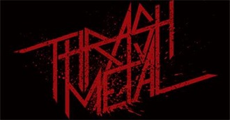 Metal-Archives.com Top 100 Thrash Metal Albums