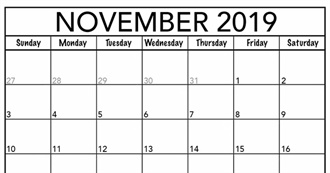 Musical and Comedy Month #2 (November 2019)