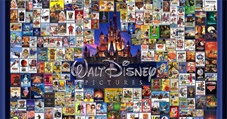 Disney Movies B.M. Has Seen - Updated Summer 2017