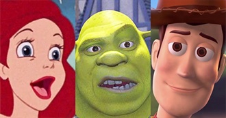 Ajkirby1990s Top Animated Movies