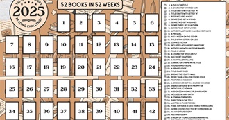 G&#39;s 2025 52 Book Club Challenge
