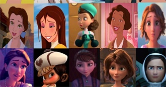 Characters With Brown Hair!