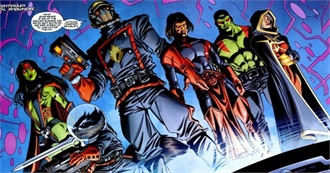 Guardians of the Galaxy Origin Characters