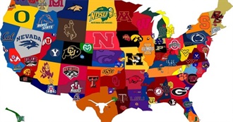 Flagship University Campuses of Each U.S. State