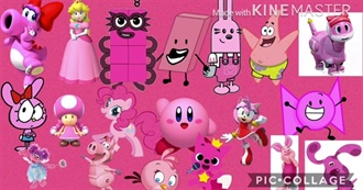 Pink Characters